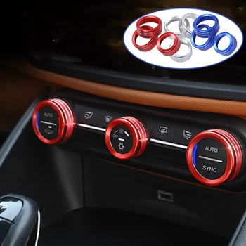 Отрежете Дръжките На Променлив Ток Във Вътрешността На Автомобила, Аудио Кутията На Климатика, Управляемият Декоративно Пръстен, Стикер За Alfa Romeo Stelvio Giulia 2017-2020