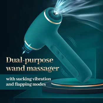 Смучене вибратор, Професионален 10-безжичен вибратор-пръчка, USB-акумулаторна батерия Водоустойчив, Нагоре удоволствие от постукивающего масаж