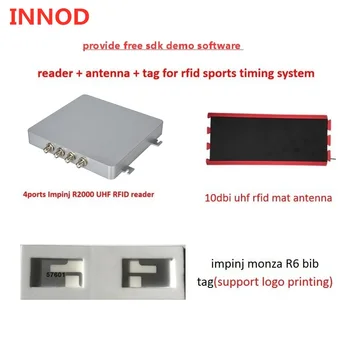 rfid система за синхронизация на оборотите на 840-960 Mhz пасивни чип Indy Impinj r2000 с 4 порта uhf rfid epc gen 2 tag фиксиран четец