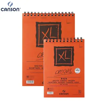 Бележник за рисуване Canson XL CROQUIS фин, се изтриват внимателно 90 g/m2 60 листа Франция