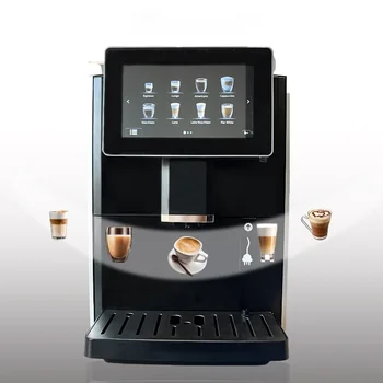 Напълно автоматична търговски кафемашина за еспресо с докосване на екрана