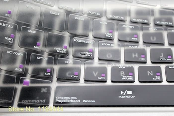 Бърз клавиш за бърз достъп Propellerhead Reason Функционална защитно покритие на клавиатурата с подсветка от TPU за Macbook Pro Air13 15 17 САЩ