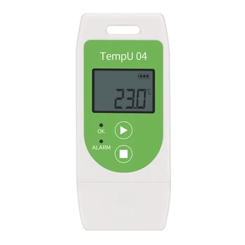 Tempu04 за многократна употреба регистратор на данни за температура, данни дървар за температура с капацитет от 32000 точки 30% Отстъпка