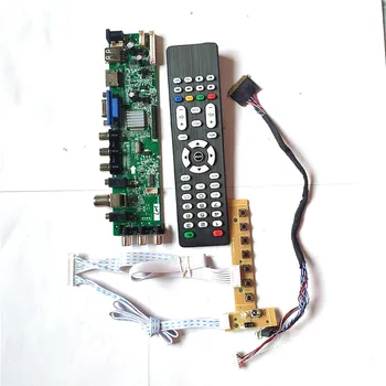 Подходящ за B156XTN03.2 B156XTN03.4 AV, HDMI-Съвместими VGA USB DVB актуализация 1366 *768 40-болт LVDS 3663 TV цифров LCD контролер заплата 