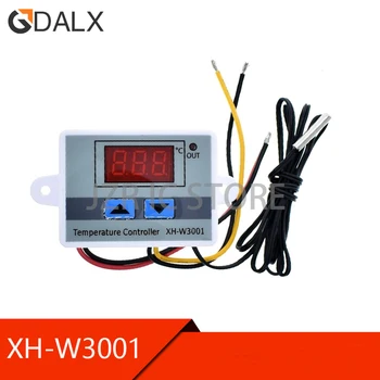 (5 парчета) 100% Добър цифров led температурен регулатор XH-W3001, 10A, ключа на термостата, чипсета за наблюдение