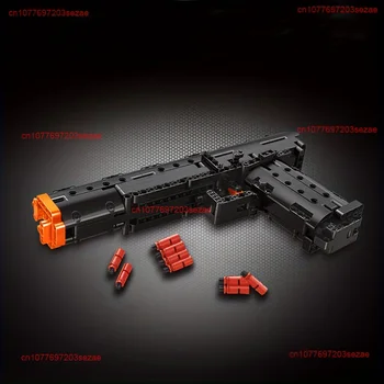 Играчка пистолет електрическа стрелба с пистолет Desert Eagle Строителни блокове гама от играчки за снаждане 563шт Строителни блокове Частици