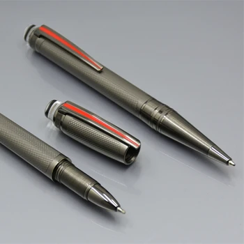 висококачествена черна / сива химикалка писалка MB / Сачмен топка / писалка канцеларски материали за администрацията луксозни химикалки mon