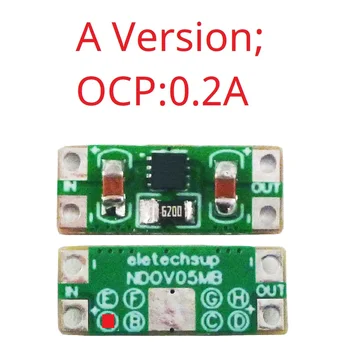 DC3.3-5V Защита на източника на захранване от пренапрежение и претоварване работен ток 0.2-2.5 A OCP OVP Модул защита UVLO ОТП за бързо зареждане PD QC
