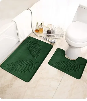 Супер подложка за пода в тоалетната и банята, мат с ефект на паметта, Комфортна мека нескользящая допълнителна пяна за крака