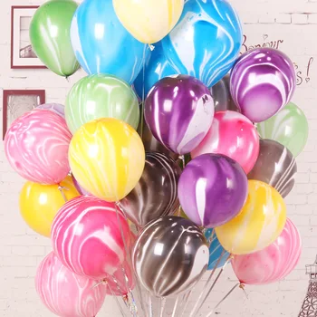 Търговия на едро с 20 бр./лот 2,2 g 10-инчови цветни балони агатовые балони детски играчки балони САМ балон сватбена украса AB324