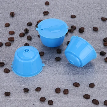 комплект за кафе филтри Чаша за капсула DOLCE GUSTO Coffee Cup за еднократна употреба с лъжица, четка за почистване на Пластмасови кафе капсула