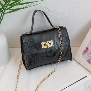 Британската Модна Проста Малка Квадратна чанта, Дамска Дизайнерска чанта 2022, Благородна верижка от Изкуствена кожа, чанти през рамо за мобилни телефони