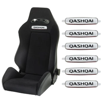 Автомобилен стайлинг Емблемата на автомобилния метални седалки на Nissan Qashqai J10 J11 Nismo Икони за настройка на седалките Емблемата на аксесоари за Автомобили