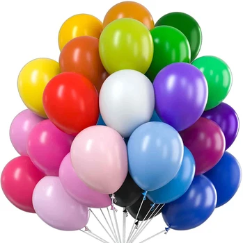 12-инчов Ретро цветен латексный балон за деца и възрастни, украса за сватба, рожден Ден, Globos, юбилейна декоративен балон