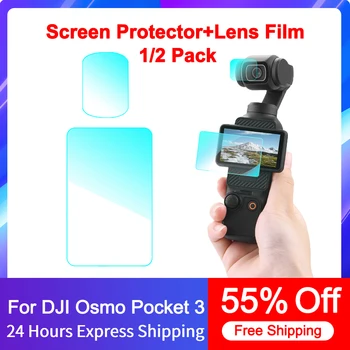 За DJI Osmo Pocket 3 Протектор на Екрана от Закалено Стъкло Защитно Фолио за Обектива Screen Guard Protector за Камерата DJI Osmo Pocket 3