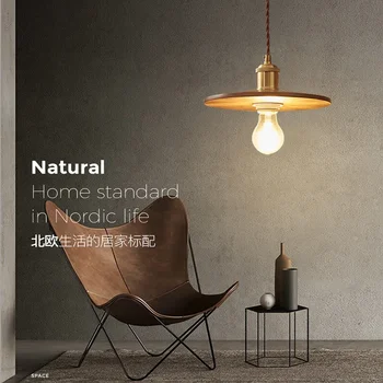 Полилей за ресторант Nordic, модерна минималистичная бар настолна лампа, креативна Дизайнерска лампа Нло