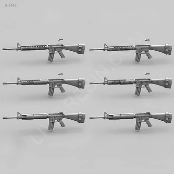 Комплекти модели от смола 1/35, обезцветени и събрани от себе си, 2 пистолета + магазини A-1632
