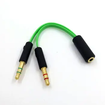 Аудио кабел Адаптер за слушалки за слушалките Сплитер за слушалки Микрофон за Razer 