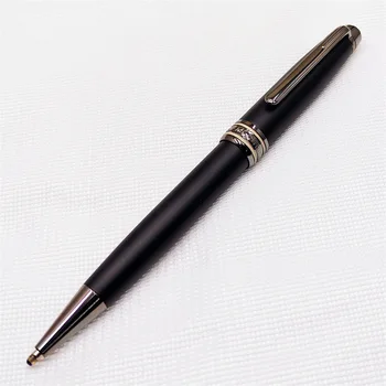 Серия GMT Матово-Черна 163 MB Химикалки Rollerball Fountian Ink Канцеларски Писма Със Сериен Номер