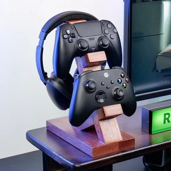 Универсална скоба геймпада, поставка за слушалки, закачалка, която е съвместима с Playstation5, поставка за игра дръжка, държач за поддръжка на основание