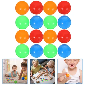 Слот сменяеми топки, пластмасови цветни слот мъниста, съвместими с детска играчка 