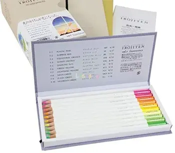 Комплект цветни моливи Tombow 51527 Irojiten, морски пейзаж, комплект от 30 парчета. Цветни моливи изработени ръчно на восъчна основа с емайл покритие.
