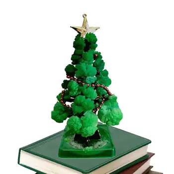 Направи си САМ Вълшебната нарастващата кристален Коледна елха на Децата от Собствените си ръце, да Почувстват Магията на Растежа на декоративни елхи Интересни забавни играчки