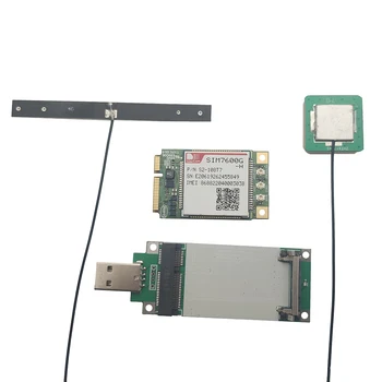 в наличност! Модул SIMCOM SIM7600G-H Minipcie LTE Cat4 с антена 4G * 1 адаптер * 1 антена GPS * 1 100% чисто нов и оригинален, никаква фалшификати