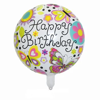 Балони честит рожден Ден, на 18-инчов балон от плодов фолио, детска играчка, гелиевый топката за душата, украса за сватбени тържества, фестивали и партита