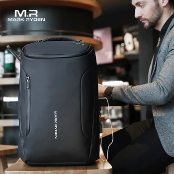 Mark Ryden 2021 Нов Противоугонный Модерен Мъжки Раница, Мултифункционален Водоустойчив 15,6-инчов Лаптоп, Мъжки чанти за USB Зареждане, Пътна Чанта