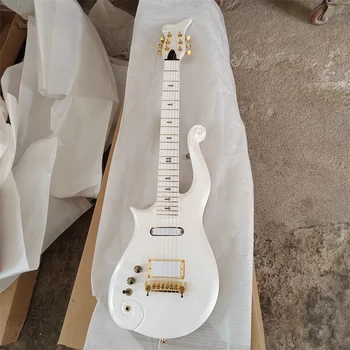 Електрическа китара Left Hand Prince, перлено бяла боя, цвят могат да бъдат конфигурирани по поръчка, в наличност на склад, 6 струни