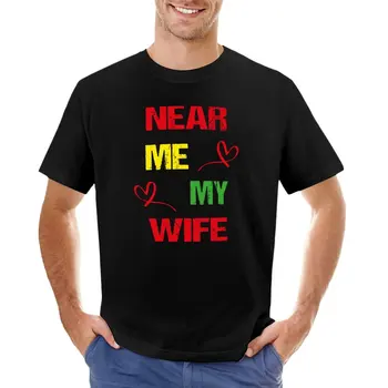 Копие тениски near memy wife, корея, модна тениска на новия брой, мъжки дрехи
