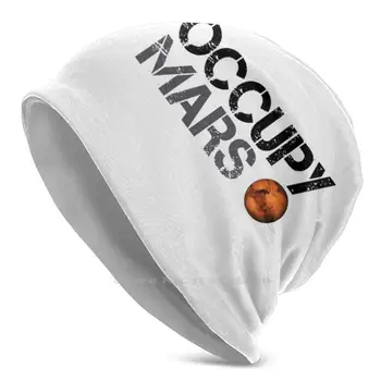 Шапка с 3D Принтом Occupy Модни Градинска Шапчица Логото на Space X Spacex Apollo Эллон Маск Occupy Earth Стартиране на Tesla Flat Earth