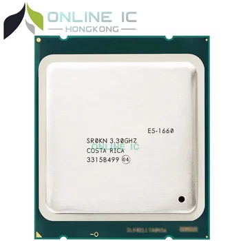 Сървърен процесор Xeon E5-1660 E5 1660 CPU 6-ядрен процесор 3,3 Ghz 15M 130W SR0KN Cache, Socket 2011