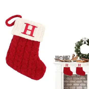 Коледни чорапи-Меки и класически Коледни Чорапи, Сезонни Подарък пакет за прикроватной нощни шкафчета, диван-коледно дърво, Камина