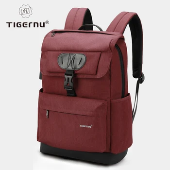 Tigernu Модната марка Тънък женски Раница със зареждането чрез USB, Дамска Чанта за 15,6 Раница за Лаптоп, Училищна Чанта за момчета и момичета, Дами Mochila