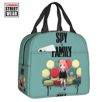 Семейни чанти за обяд Spy X, дамски чанти за обяд от аниме, манга, телефильма, Преносим контейнер за обяд, кутия за съхранение на продукти за къмпинг и пътешествия